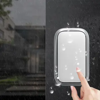 1 Nustatyti Belaidžio Durų Bell Garsas Reguliuojamas savaeigis Vandeniui tolimojo Nuotolinio Valdymo pultą Smart Doorbell Rinkinys 초인종