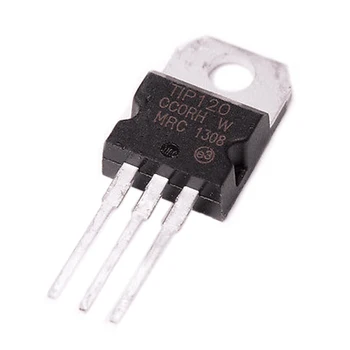 10vnt/daug TIP120 TO220 T1P120 TO-220 galios tranzistoriai
