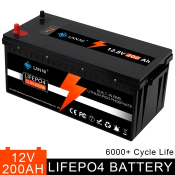 12v 200ah Lifepo4 Bateria Bms De Energia De Lítio Giliai Ciclos Para 12.8 v Rv Campistas Carrinho De Golfe Forumuose De Estrada Forumuose