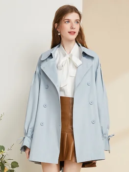 2021 m. rudens pradžioje, naujas švarkelis, paltai moterims pavasario ir rudens viduryje ilgus mažas, plonas aukštos kokybės moteriški paltai