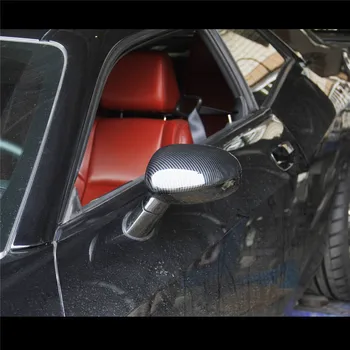 Anglies Pluošto galinio vaizdo Veidrodis Padengti Apdailos Ausies Atbulinės eigos Veidrodis Padengti Apdaila Dodge Challenger 2015-2020 M. Automobilių Dalys