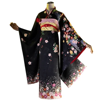Anime Bishoujo Mangekyou Renge Žaidimas Cosplay Kostiumų Kimono Kasdien Moterys Karnavalas Šalies Vienodas Nauja