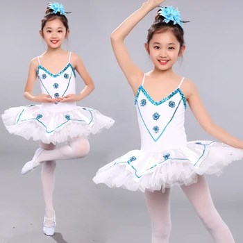 Blynas Tutu Vaikų Baleto Mdc Kostiumas Vaikams Balta Profesionalios Balerinos Tutu Suknelė Mergaitėms Vestidos Para Baleto B-6513