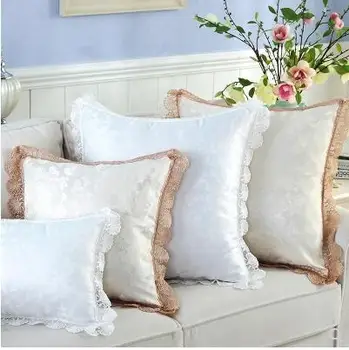 Europos nėrinių pagalvėlė padengti derliaus užvalkalas dekoratyvinės gėlės modelis mesti pagalvių užvalkalus namų dekoro