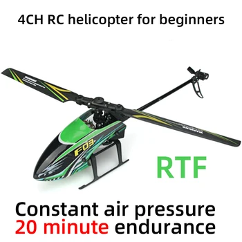 F03 RC Sraigtasparnis 2.4 G Nuotolinio Valdymo Orlaiviai 4CH 6-Aixs Giroskopinis Stabdžių-susidūrimo Alttitude Paspaudę Žaislas Lėktuvas RTF VS V911S