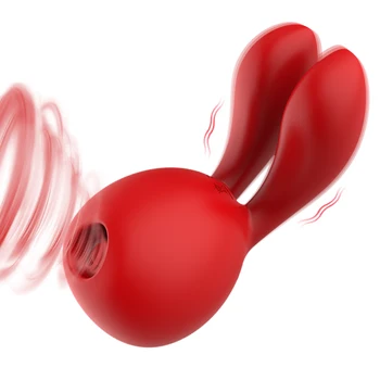 Lytis belaidžio antgalis klitorio gyvis silikono vibratorius g spot rabbit vibratorius,Čiulpia Triušių sekso suaugusiųjų gyvūnų sekso žaislas moterims žaislai