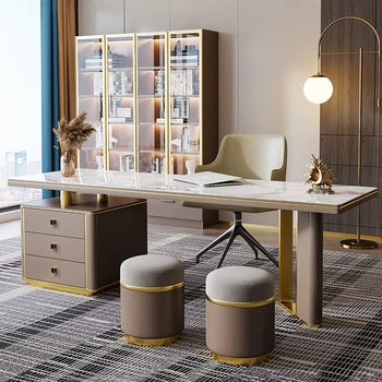 Prabangus stalas, šiferis, kompiuterio stalas, šiuolaikinės italų dizaino prasme, aukštos klasės biuro stalas, rašomasis stalas, studijų stalas