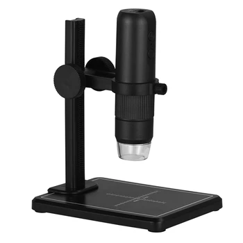 Skaitmeninis Mikroskopas USB Su 8 LED Endoskopą Kamera didinamasis stiklas Juodos spalvos Telefoną PC 