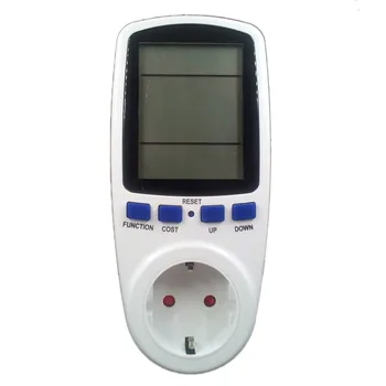 Skaitmeninis Įtampos Galios Analizatorius Stebėti Testeris Wattmeter Elektros Energijos Skaitiklis Automatinė Kwh Elektros Jungiklis 0-9999W JAV, ES, AS UK kištukas