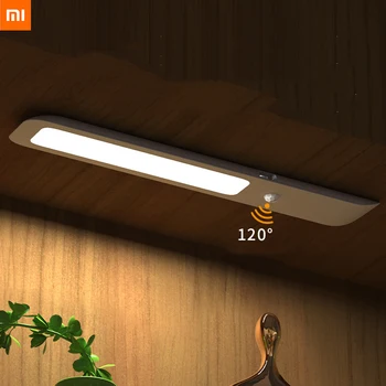 Xiaomi Pažangi žmogaus kūno indukcijos naktį šviesos praėjimo koridorius namų spinta miegamajame apšvietimas naktį įkrovimo šviesos kontrolė