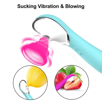 Čiulpti G Spot Vibratoriai Moterims, Vaginos Stimuliacija Galingas Gyvis Klitorio Spenelių Sekso Žaislai Dildo Vibratorius Pora Suaugusieji